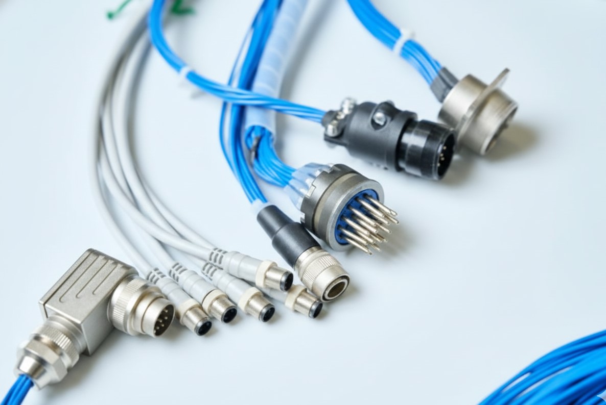 3D CAD model of a wiring harness assembly