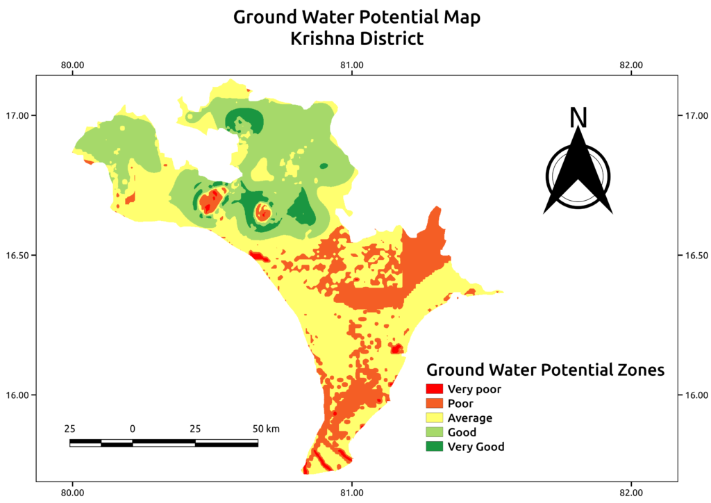 Groundwater potential map